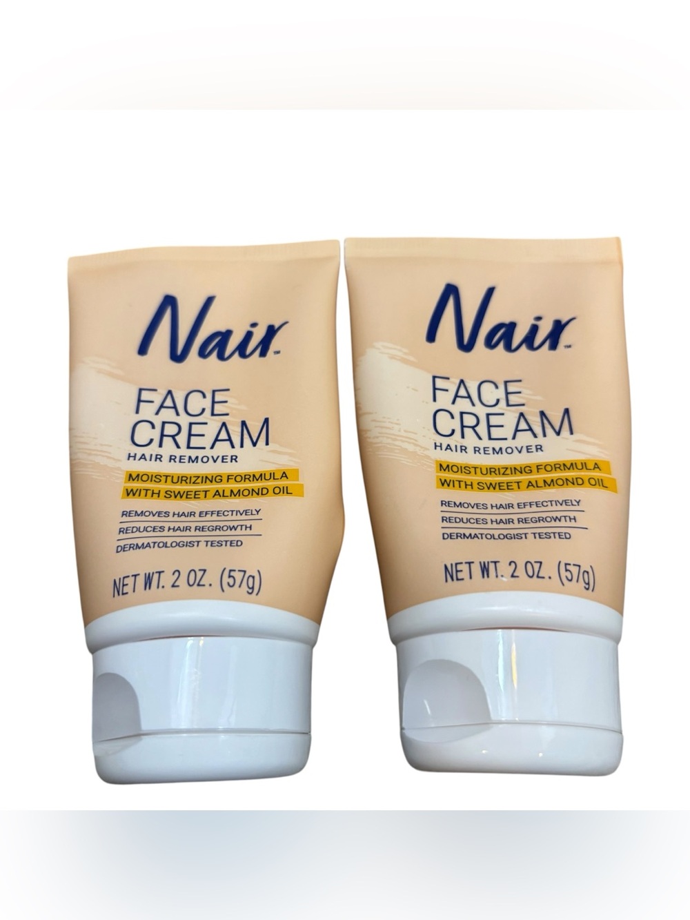 Lot‎ of Two Nair Hair Removing Face Creams New Unused